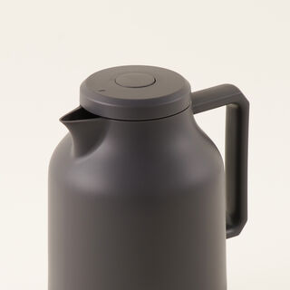 Dallaty Plastic Tea Pot, Black, 1L