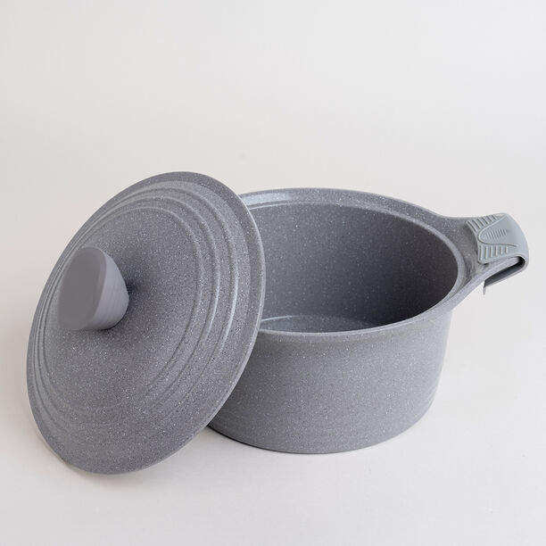 Alberto 7 piece grey ceramic cookware set image number 2
