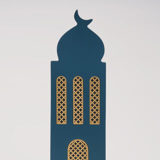 Homez Minara Collection Decoration Item, Blue, 13*8*36 Cm