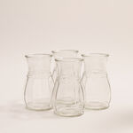 La Mesa 5 pcs glass juice tumblers with wicker base 550 ML image number 2