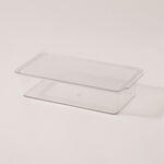 البرتو منظم ثلاجة شفاف مع غطاء 33.2*17.6*7.8سم image number 1