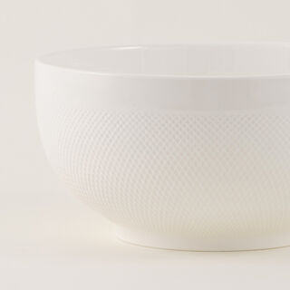 وعاء خلط سيراميك البرتو نقش أبيض سعة 3.2 لتر