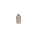 Metal Lantern Gold Silver 18x18x25 cm image number 1
