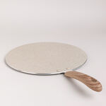 Alberto Non Stick Forged Aluminum Tawa Pan Cream Color image number 0