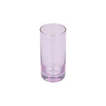 Set Of 4 Clear Tumbler With Pink image number 3