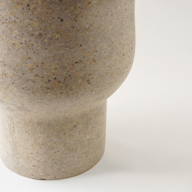 Homez Fibre Clay Decor Pot Dark, Grey 40*40*44 Cm image number 3