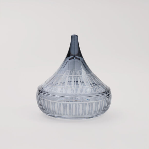 دلتي وعاء تمر زجاج 15 مل، رمادي image number 2