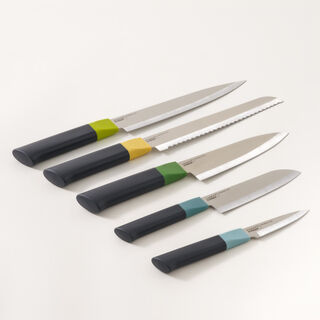 Joseph Joseph duo knife block set 5 pieces opal