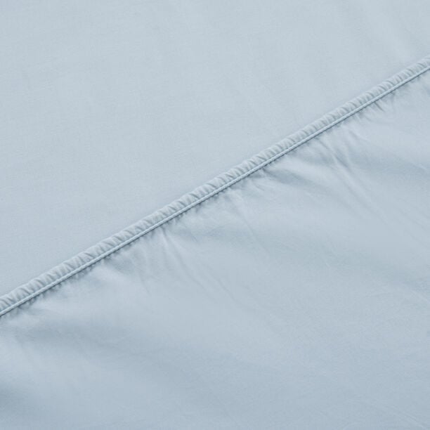 Boutique Blanche Fitted Sheet 100% Cotton 200Tc Percale King, Soft Blue 180*200 Cm image number 1