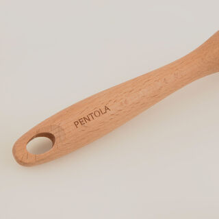 Pentola silicone egg whisk with beechwood handle 10"