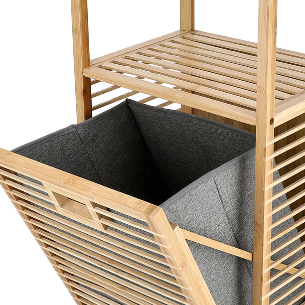 Bamboo Laundry Basket 40*30*95 image number 5