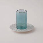 Dallaty 12Pcs Glass Tea Set, Blue image number 3