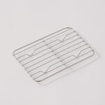 Alberto ceramic tray with metal grid 700ml 22*13.5*4.5cm, brown image number 3