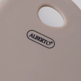Alberto silicone bowl scraper 12*11*0.4cm, cream
