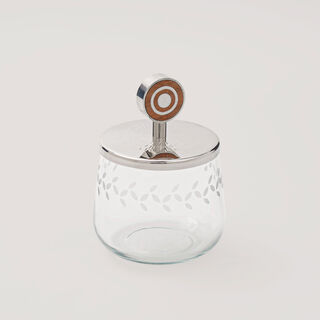 Pearl Collection Dallaty Sugar Pot Glass & Aluminum, silver 8.5*8.5*12cm