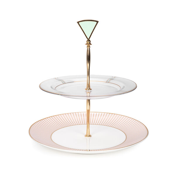 blush 2 Tiers Cake Stand image number 1