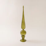 Homez glass Ramadan decorative piece, green 10.5*10.5*60.5cm image number 0