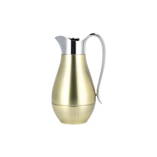 Dallaty steel vacuum flask navy blue/gold 1L