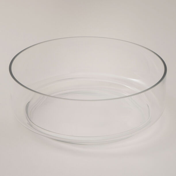 La Mesa glass bowl with wood base 27.8*10.5cm image number 3