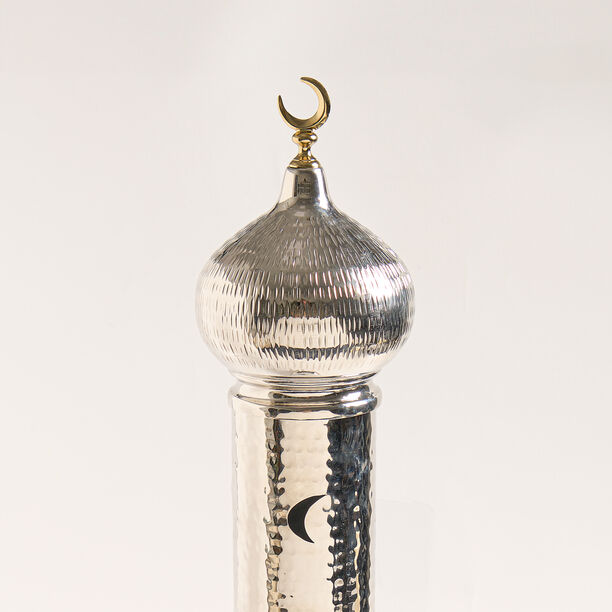 Silver metal Ramadan decoration 12*12*47 cm image number 1