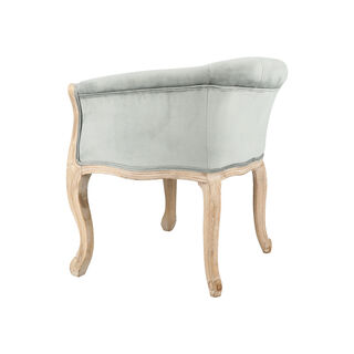Armchair Grey Velvet