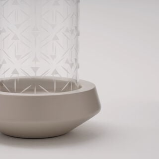 Najd Collection Candle Holder, Beige, 15.5*15.5*20 cm