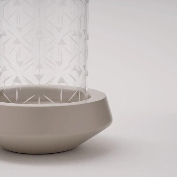 Najd Collection Candle Holder, Beige, 15.5*15.5*20 cm image number 2