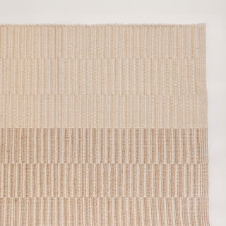 Hand woven rug size 120*75cm beige