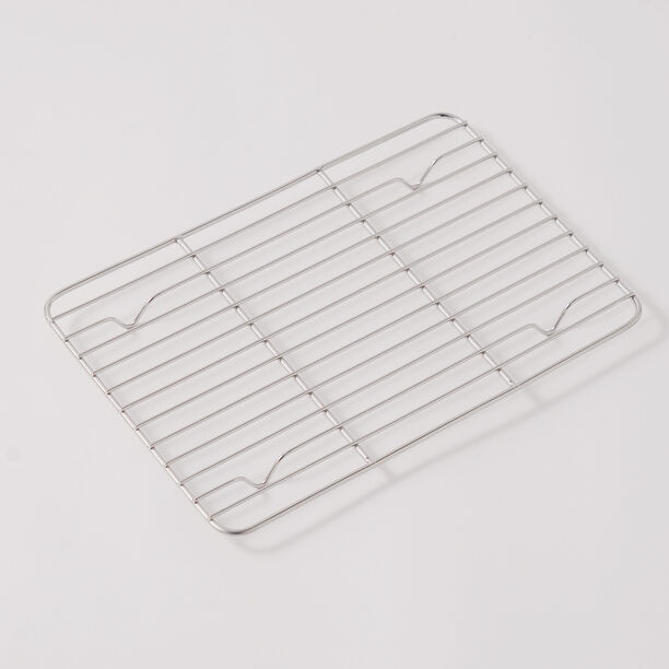 Alberto ceramic baking pan with metal grid 2000ml 32*19.7*6cm, beige image number 3