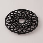 البرتو حامي أواني الومنيوم 22*22سم، أسود image number 0