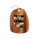 Pebble Shaped Cutting Board/ Leather String image number 0