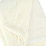Cottage Flannel Sherpa Throw White image number 3