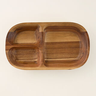 Dallaty Wooden Nuts Plate 31*17.5*3.8Cm