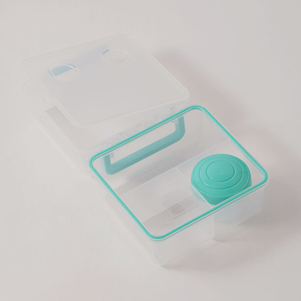 البرتو علبة غداء بلاستيكية، أخضر 2460مل image number 3