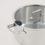 Alberto stainless steel 7pcs cookware set, silver image number 6