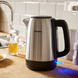 Philips Daily Metal Kettle, 2200W, 1.7L,Steel