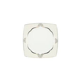 La Mesa metalic beige bone porcelain dinner set 85 pcs