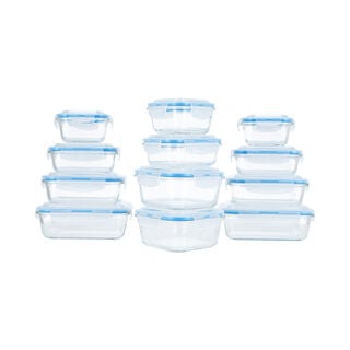 24 Pcs Glass Container Set