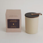 Homez cedar wood scented candle in jar 470g image number 1
