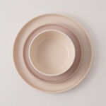 لاميسا طقم عشاء 12 قطعة من الفخار، بيج image number 1