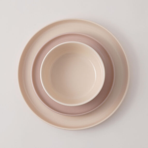 لاميسا طقم عشاء 12 قطعة من الفخار، بيج image number 1