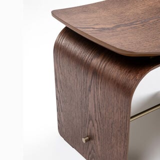 هومز أرغوس مقعد إم دي إف، بني 56*45*40 سم