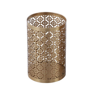 Metal Candle Holder Gold Small