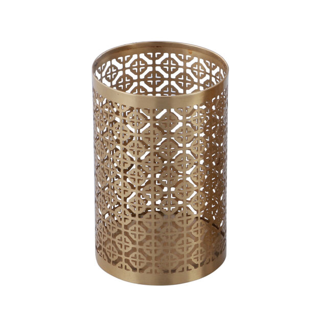 Metal Candle Holder Gold Small image number 0