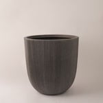 Homez Planter Ceramic Grey 37*37*37.5 Cm image number 0