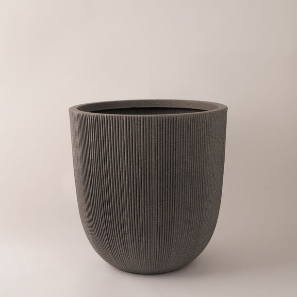 Homez Planter Ceramic Grey 37*37*37.5 Cm image number 0