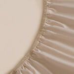 Ambra 6pcs 1000tc egyptian cotton sheet set beige size queen image number 5
