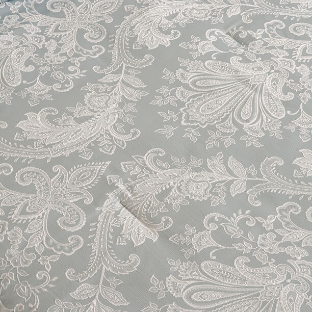 Boutique blanche jacquard 3pcs super queen comforter set, in grey 200*240cm image number 3