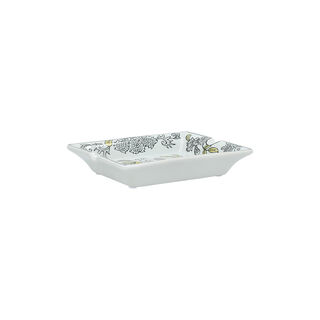 Ashtray White And Bird Patten 19.5*16.5*4 cm