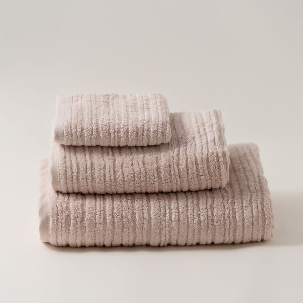 Boutique Blanche Jacquard Cotton Hand Towel, Pink, 100*50Cm image number 3